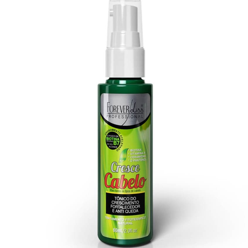 Forever Liss Tônico Capilar Cresce Cabelo 60ml - Controle de Queda, Fortalecimento Capilar