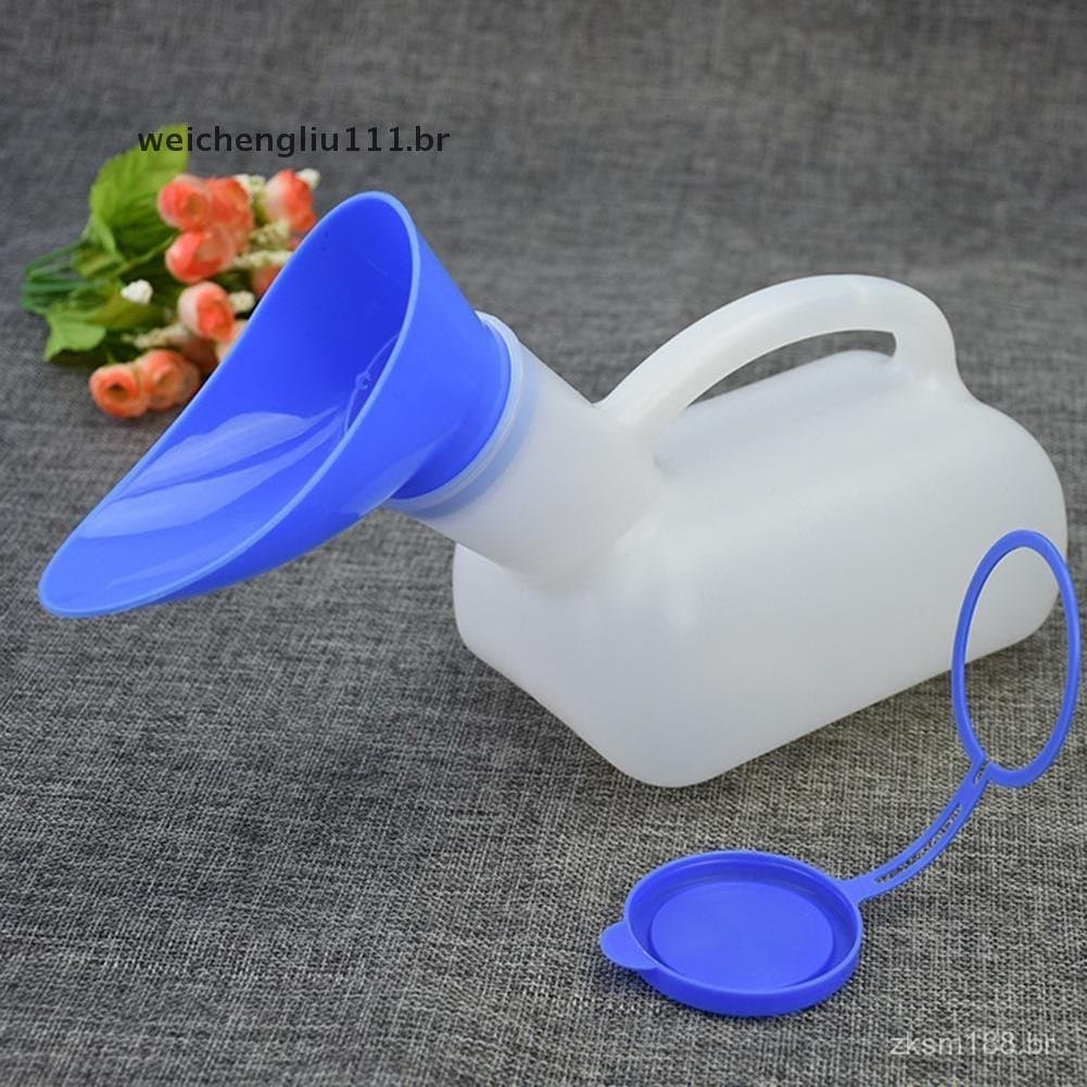 #     Sanitário portátil de plástico Weicheng Feminino Masculino para carro, viagem, camping, caminhada, urinação de lon