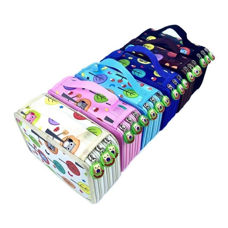Estojo Kawaii Penal para o Retorno às Aulas Grande 32 52 72 Slots Caixa de Canetas Estojo Fofo Grande para Meninas e Men