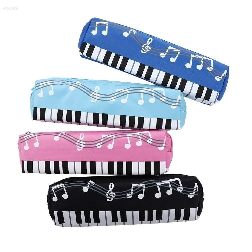 Piano Nota Lápis Saco Menino Caixa De Música Novidade Escola Papelaria Única Camada Caneta Estudante Caso