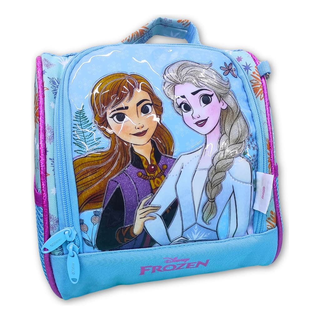 Lancheira Escolar Térmica Infantil Frozen Menina Elsa Anna Disney Mantém Frescor