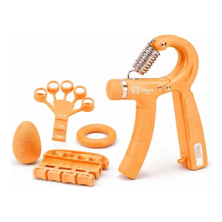 Kit Fortalecedor De Mãos Prof + Exercit De Dedos Completo