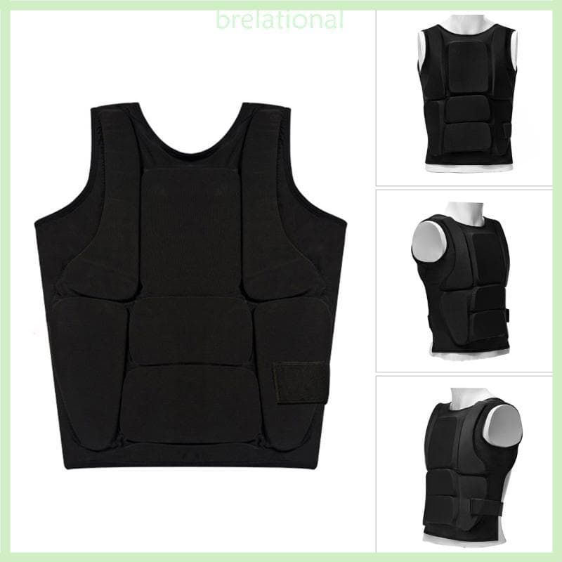 R Espuma Acolchoada Karate Peito Densidade Estofamentos Materiais Respiráveis Cinto Ajustável Impactos Absorção C