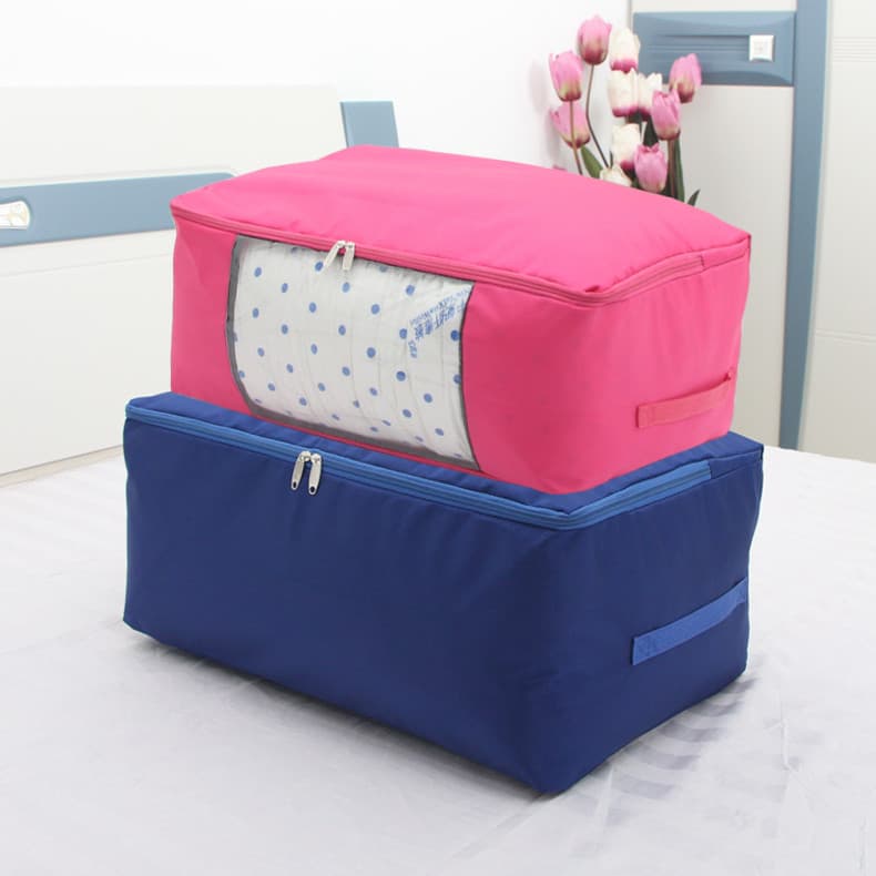 Oxford pano algodão colcha saco de armazenamento organizador saco Extra grande saco de armazenamento de roupas caixa de
