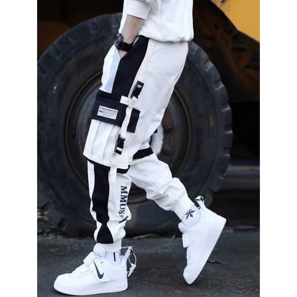 Macacão masculino primavera outono estilo calças na moda estudantes masculinos versão coreana na moda calças casuais sol