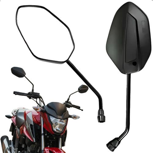 Par Retrovisor Moto Compativel com Honda Titan Start Fan Cg 125 150 160