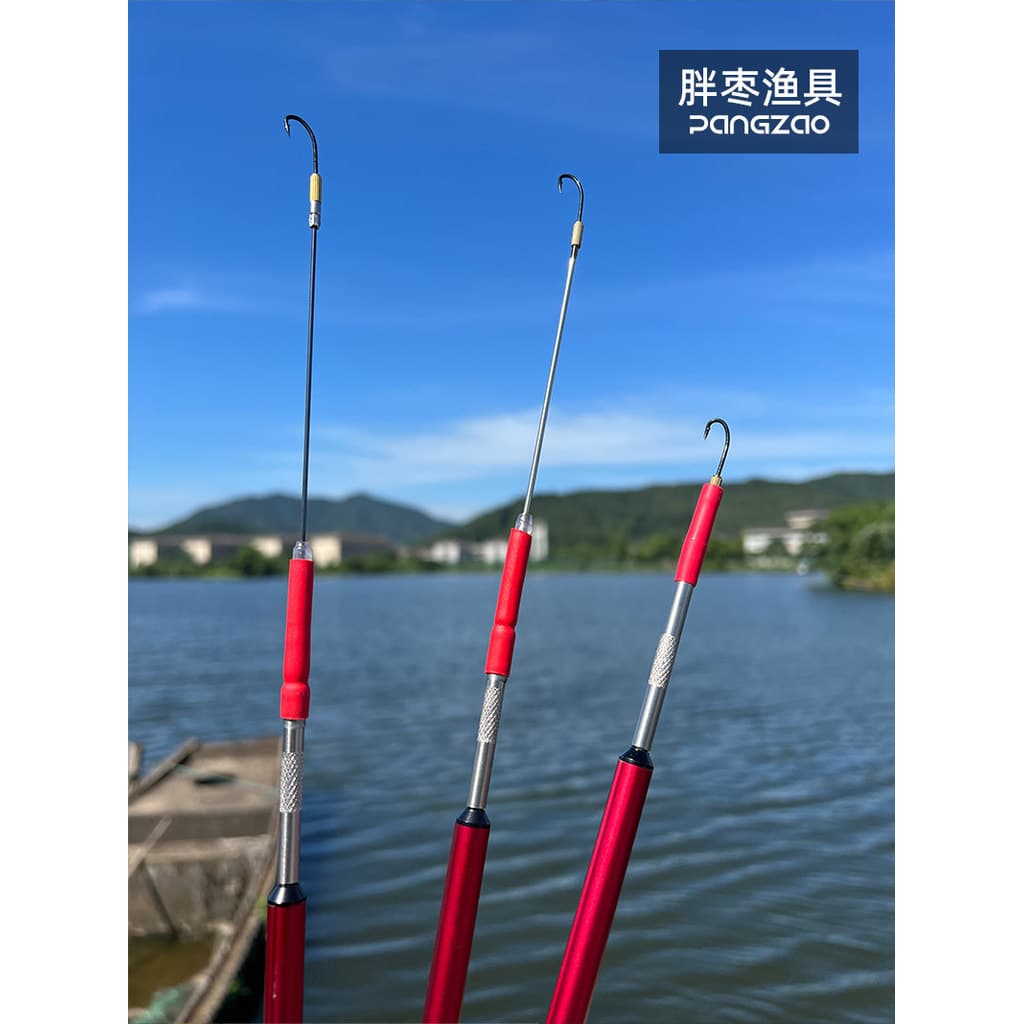 Data gorda engrenagem de pesca Vulcan liga retrátil enguia gancho livremente posicionável vala campo de água pesca engui