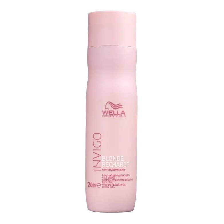 Wella Invigo Blonde Recharge - Shampoo Desamarelador 250ml