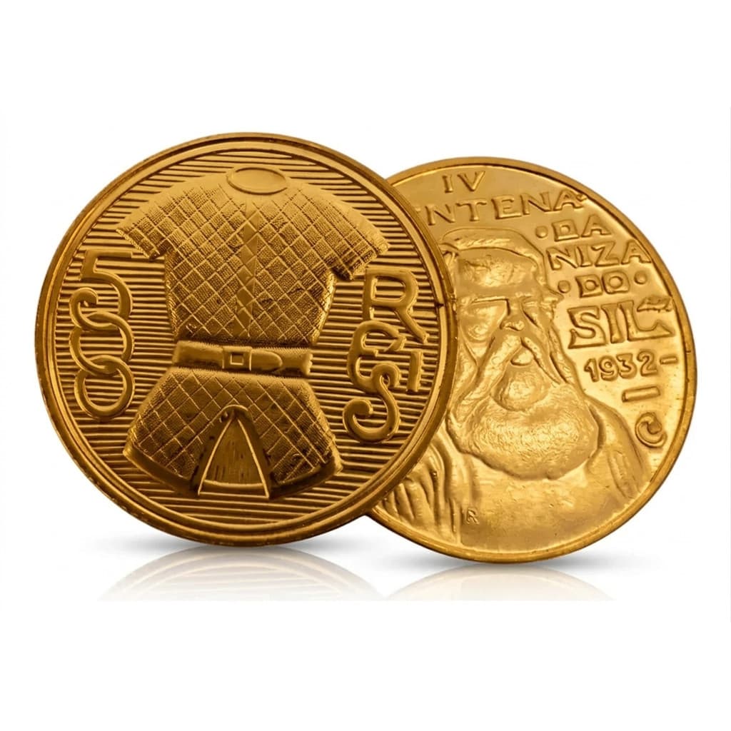 Moeda 500 Réis Coletinho 1932  Colecionável réplica