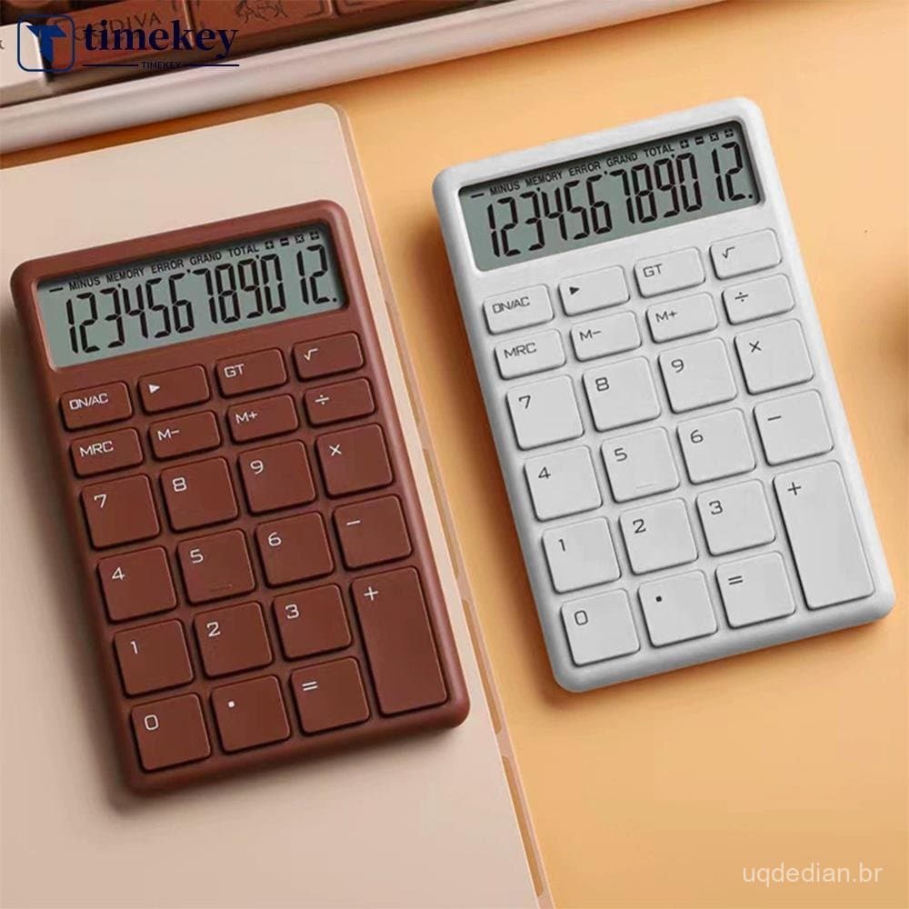 Calculadora Portátil Em Forma De Chocolate , Cor Sólida , De Contabilidade Financeira , Material De Papelaria Pa
