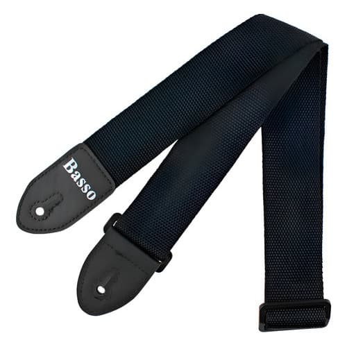 Correia Basso Ny-01 Nylon Preta Para Guitarra Baixo Violão - Preto