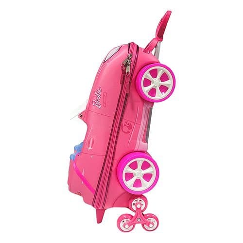 Mala Infantil Barbie Conversível 3D com Rodinhas - Rosa