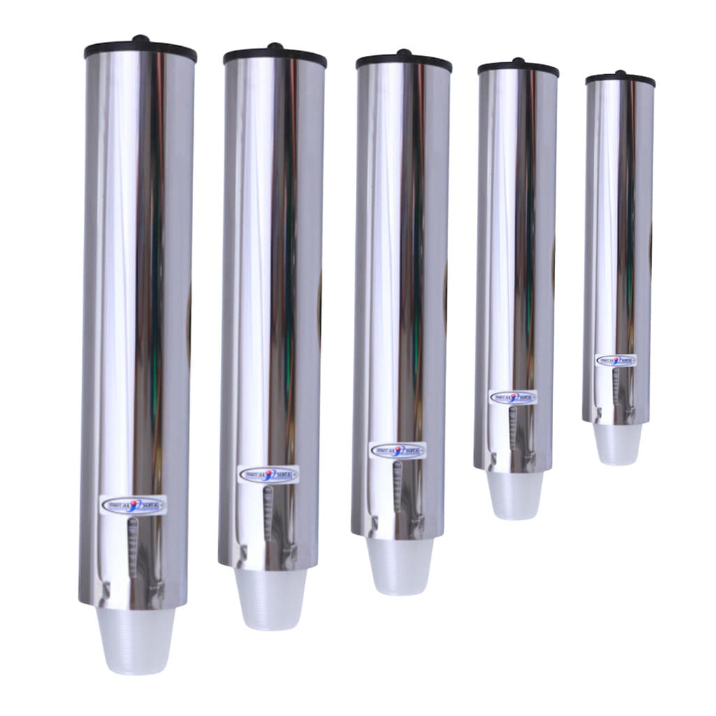 Kit Porta Copos Descartável Inox 200/300/400/500/700Ml