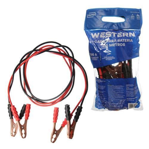 Cabo de Bateria Automotivo 300A 2,5m Western Chupeta Reforçada