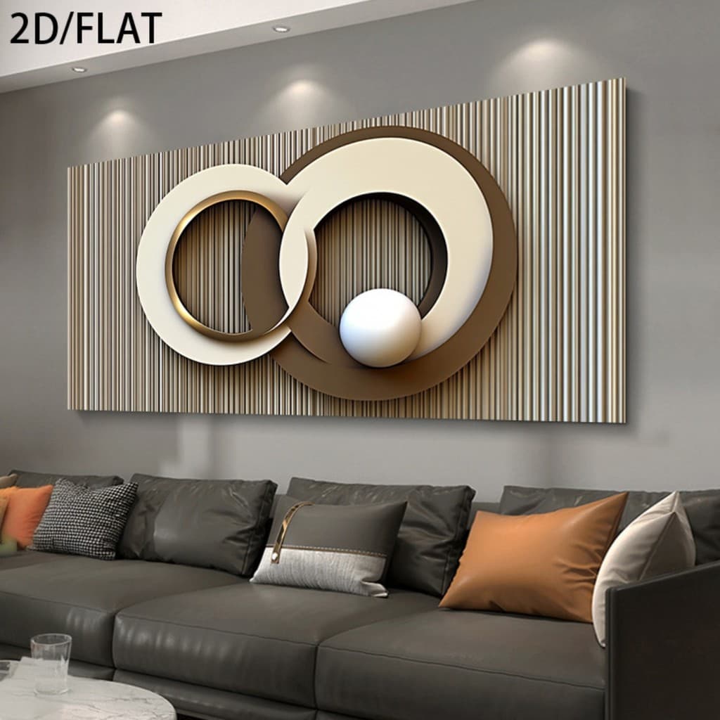 Quadro Decorativo 110x80cm calma design pureza luxuoso simplicidade Decore Sala,Quarto,Copa,consultório,escritório,hall