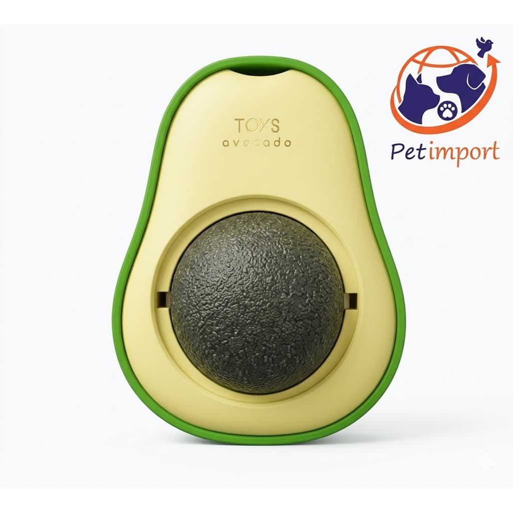 Abacate De Brinquedo Para Gatos Com Catnip Erva Gato Natural