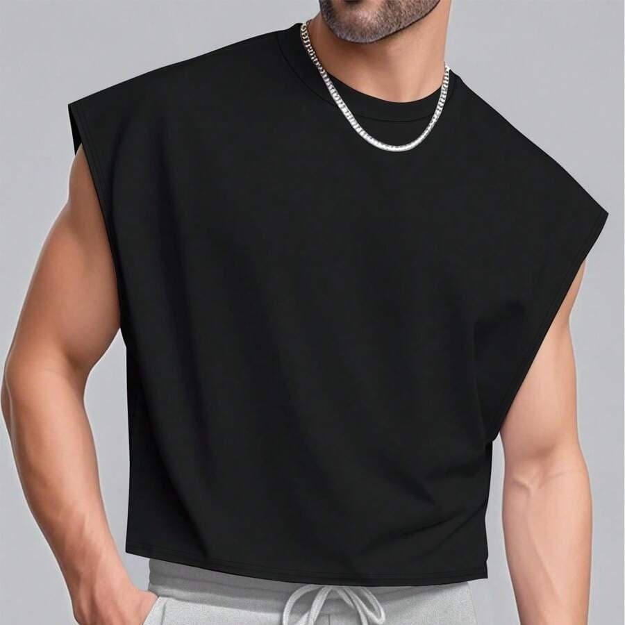 Camiseta Cropped Masculino modelo Machão P ao GG Treino Academia