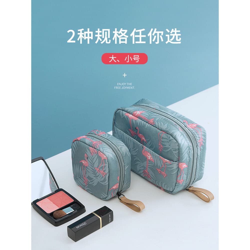 Saco cosmético ins estilo Super quente tamanho pequeno portátil bonito japonês feminino portátil saco cosmético grande c
