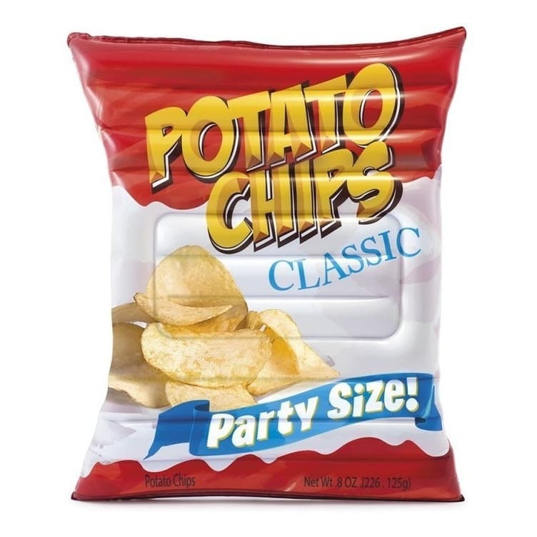 Colchão Flutuante Intex Batatas Chips Inflável