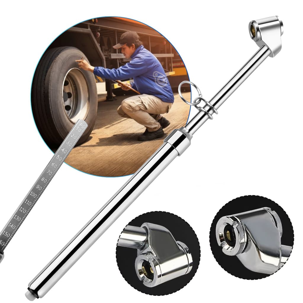 Calibrador De Pressão Pneu 150 Lbs Caminhão Profissional