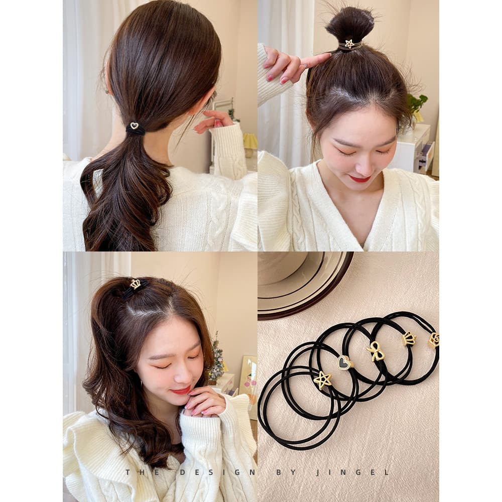 Laço de cabelo 2026 novo estilo High-End faixa de borracha feminino laço de cabelo adulto menina laço de cabelo caso de