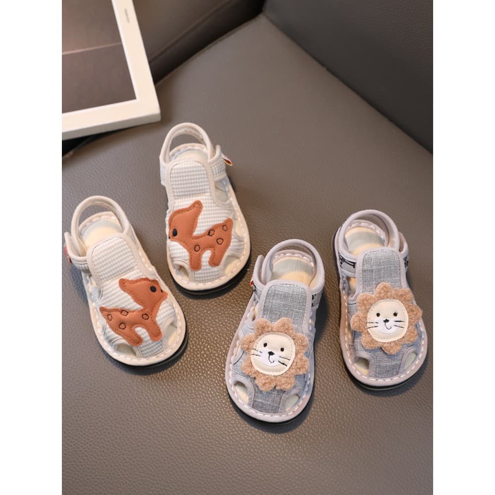 Sandálias de bebê feitas à mão sapatos de pano crianças sandálias de pano velho pequim Melaleuca sola sapatos infantis r