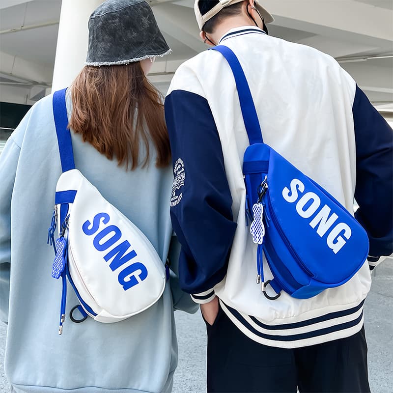 Homens Street Wear Pequena Bolsa de Ombro Japonesa Bolsa de Peito Masculina All-Match Bolsa Mensageiro Nova Bolsa Mascul