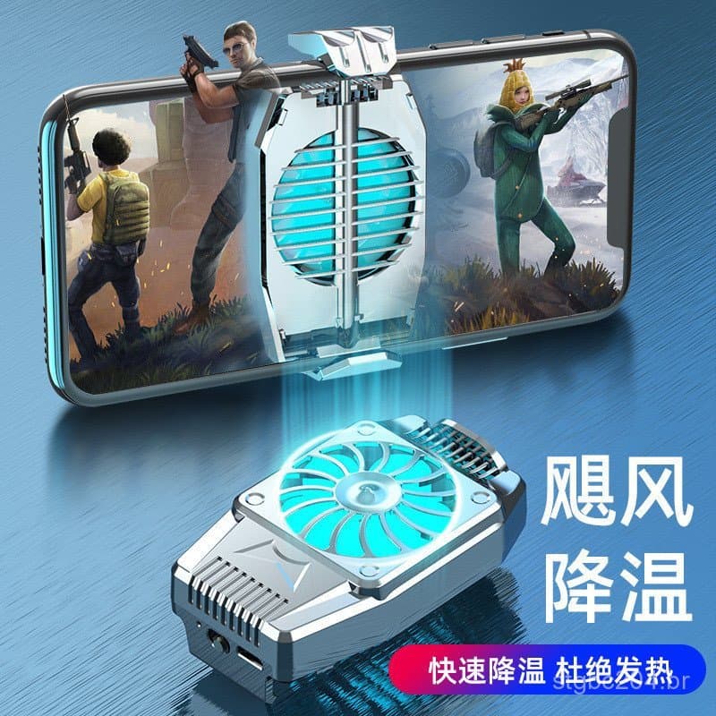 Novo cooler para celular, gadget para jogos, cooler portátil de resfriamento rápido por semicondutores, vendas diretas d