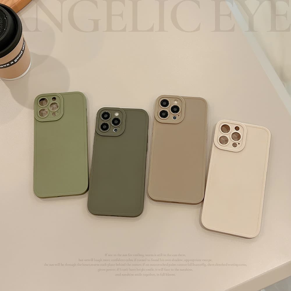 Capa Premium Matte End para for iPhone 7 8 1 12 13 14 15 16 17 PRO PROMAX PLUS AIR 16E 17AIR X XS XR XSMAX