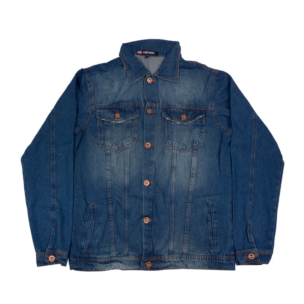 JAQUETA JEANS ECKO UNLTD FEMININO E MASCULINO SLIM