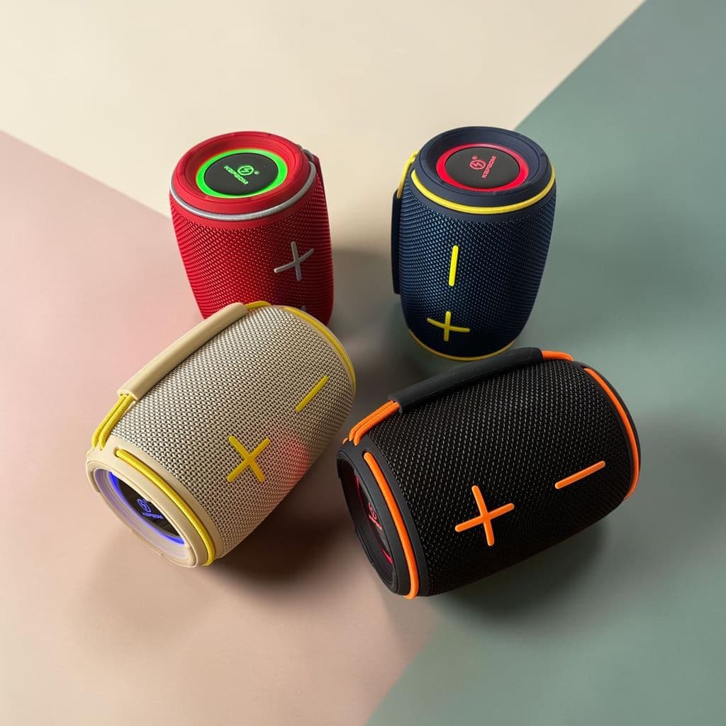 Caixa De Som Portátil Bluetooth 50W  TWS USB SD FM IPX5 À Prova D'água KA8196C Qualidade Promoção