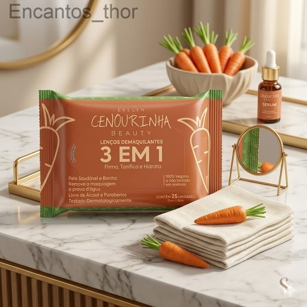 Lenço Demaquilante Cenourinha BeautyY1LF