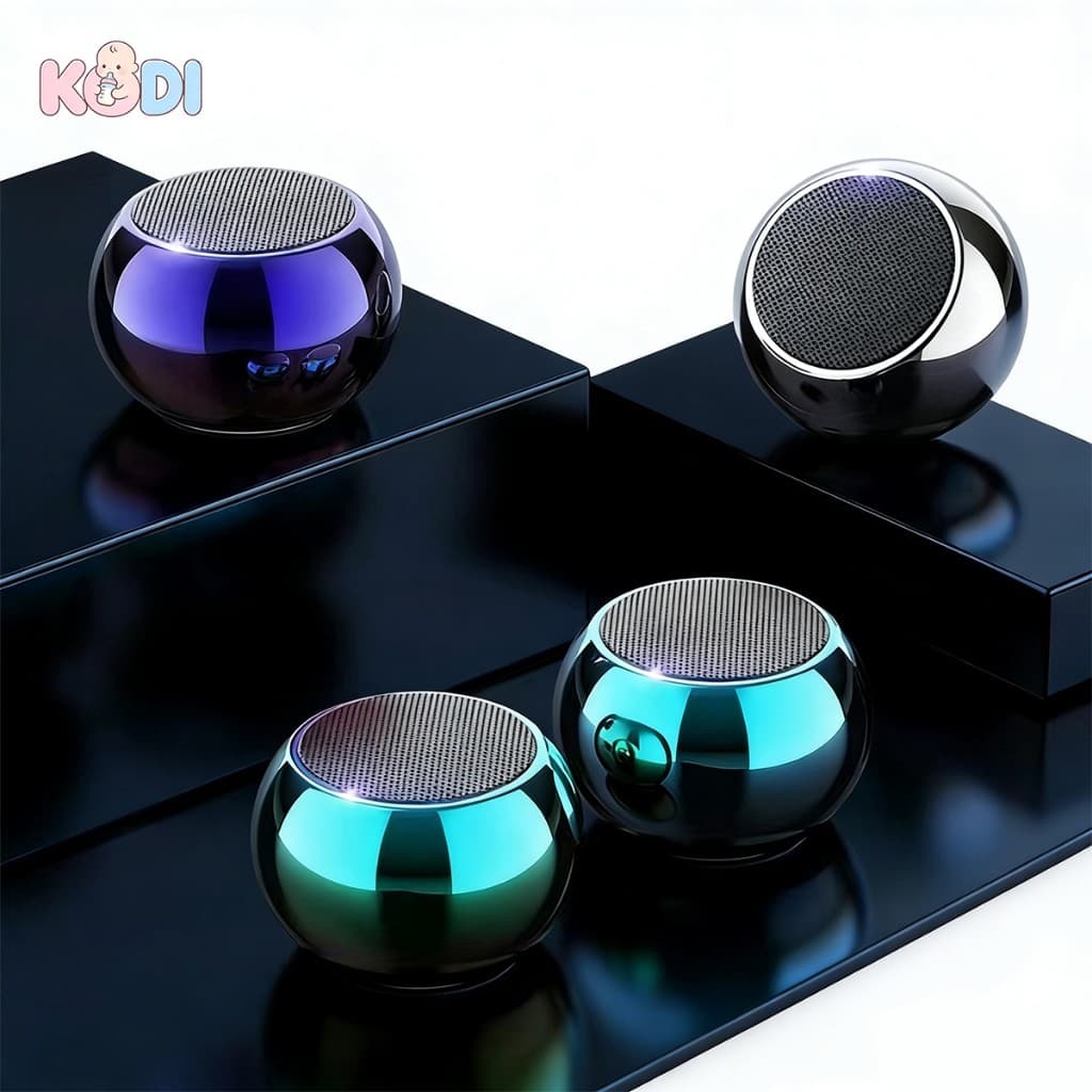 Mini Caixa de Som Bluetooth Metal 3W com Conexão Bluetooth 5.0 e Microfone - C2/P8/B9/C8