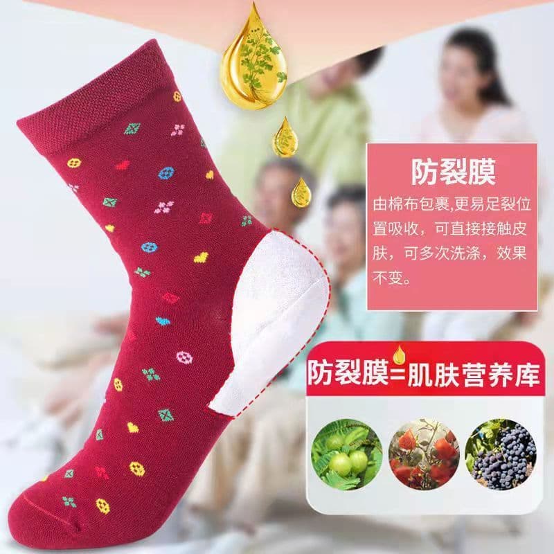 3 pares masculino feminino cor sólida Anti-rachaduras meias de lã tubo médio meias de algodão estilo grosso lioyuan meia