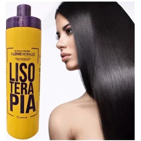 Progressiva Sem Formol Profissional Lisoterapia 1L Orgânica Original Hidralise Tratamento Capilar