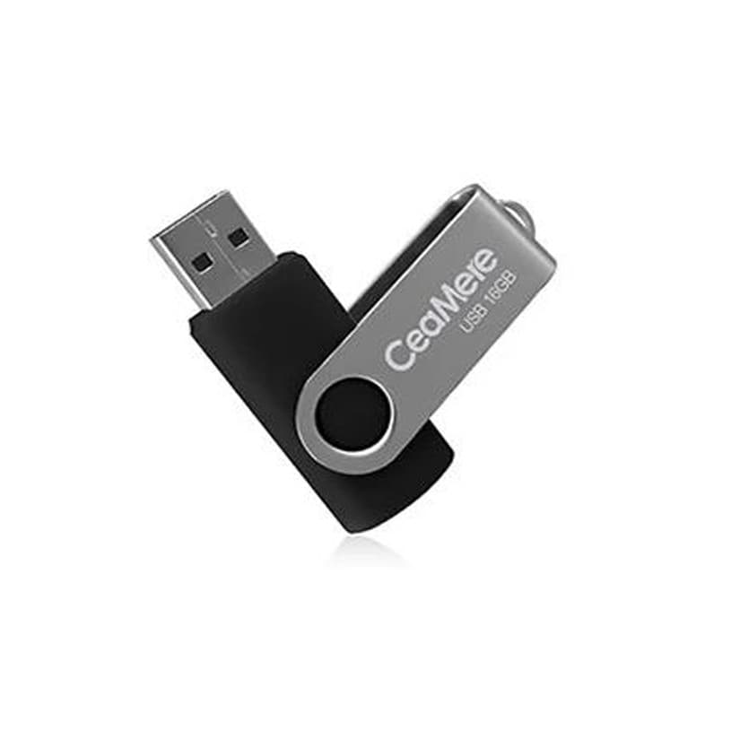 Pendrive USB 2.0 Ceamere 8GB 16GB 32GB 64GB 128GB Armazenamento Portátil para PC, Notebook, Radio