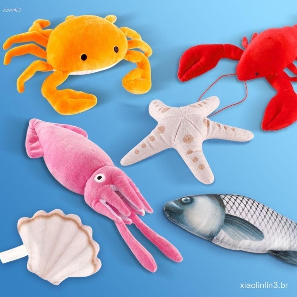 Brinquedo De Pelúcia Animal Oceano , Simulação De Aquário De Peixes De Parque Marinho , Lagosta Recheada , Realis