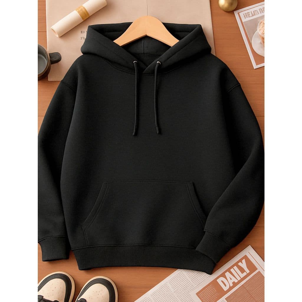 Moletom Agasalho Blusa de Frio Infantil em Algodão Com Capuz Flanelado Vários Cores do 2 ao 16 Unis