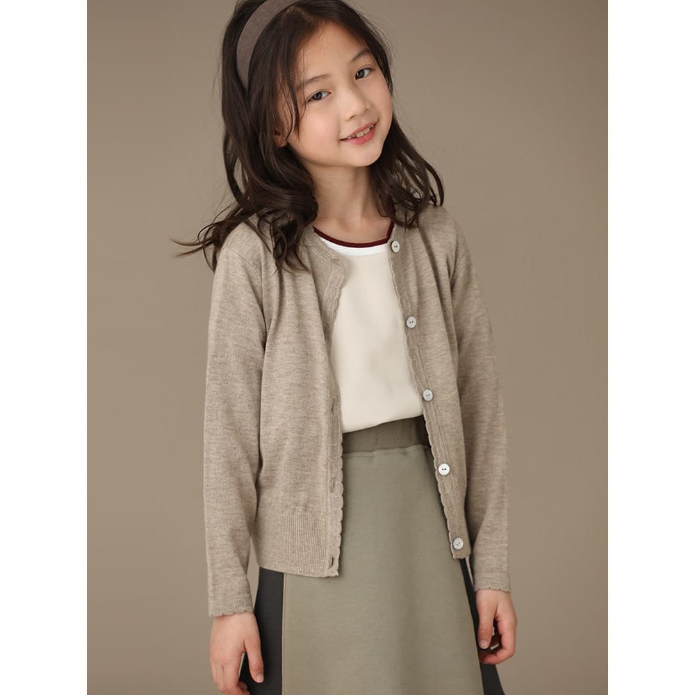Haya Roupas infantis primavera outono jaqueta infantil Casual All-Match manga comprida Top meninas cardigã de malha médi