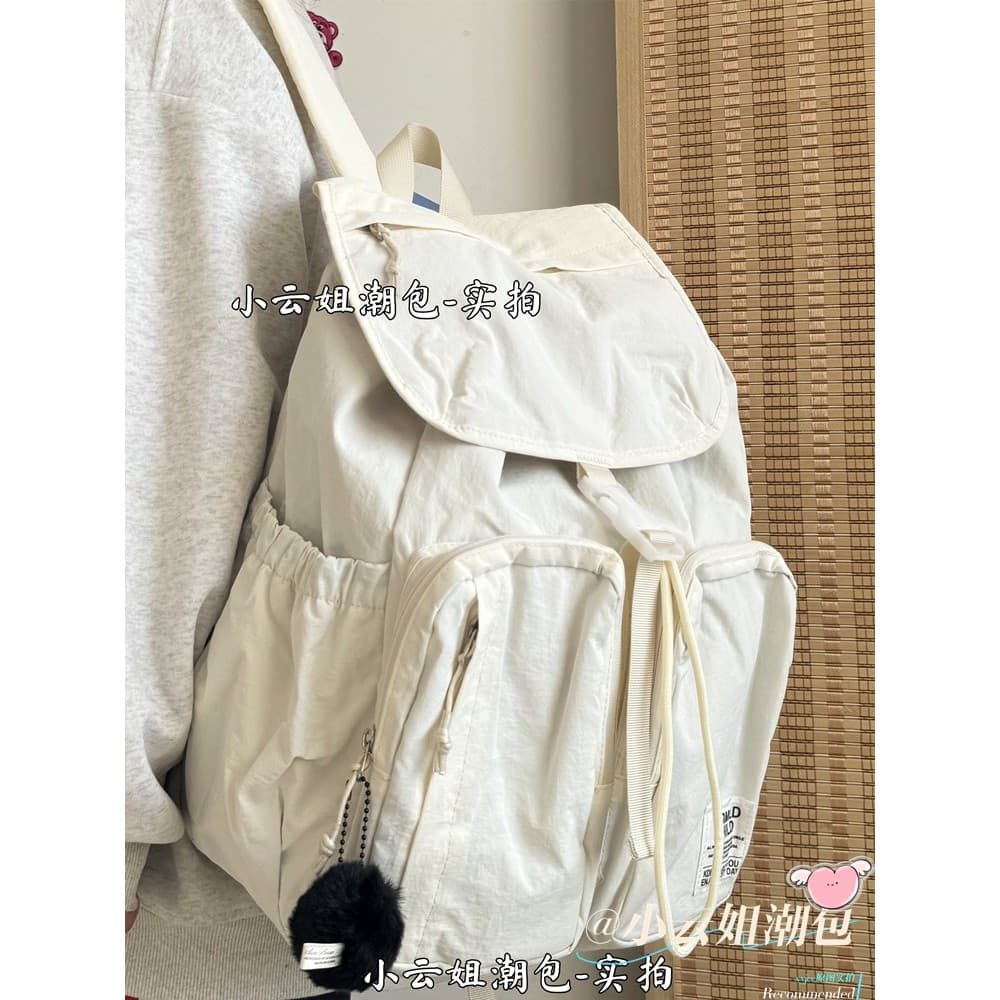 2025 primavera mochila feminina versão coreana ins estilo nicho estudantes do ensino médio estudantes universitários moc