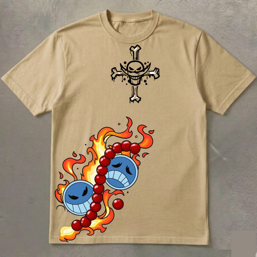 Camiseta Anime Ace Regular  e Plus size