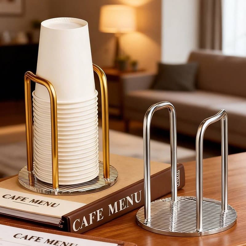 suporte para copos bandeja acrilico organizador cozinha escorredor de talheres Para mesa de jantar/mesa de centro