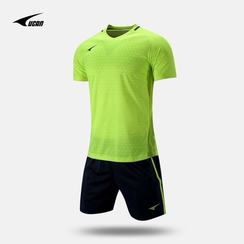 Ucan ucan ucan camisa de treinamento esportivo de futebol terno masculino absorção de umidade transpiração terno de mang