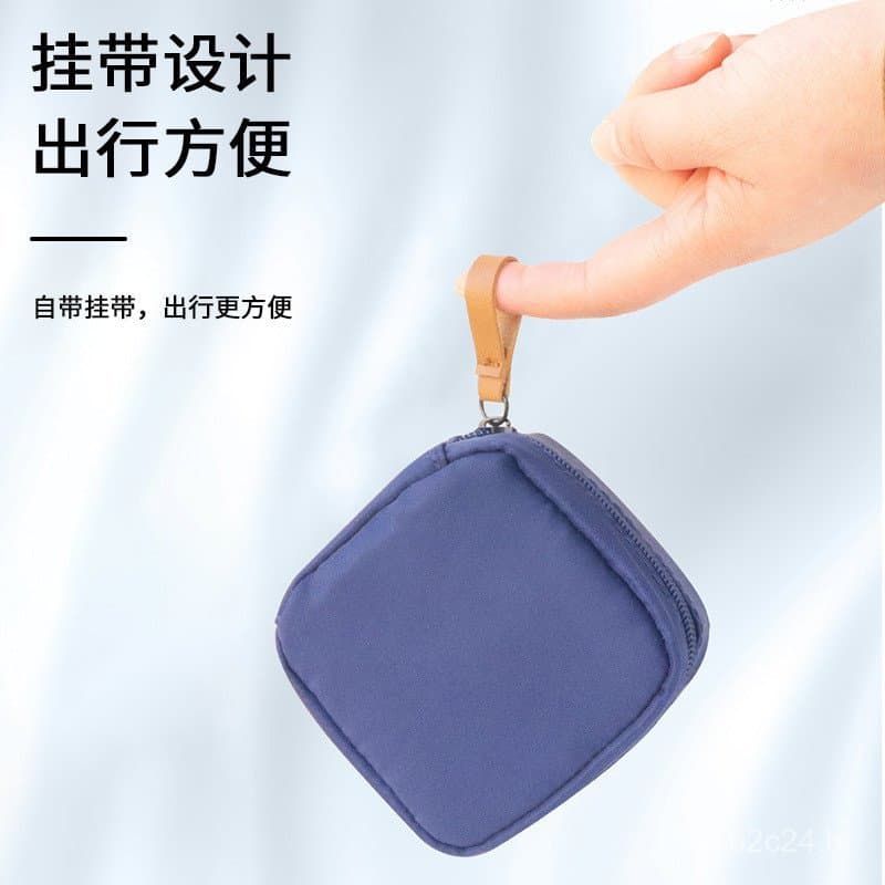 Bolsa de maquiagem coreana, bolsa clutch multifuncional, mini bolsa para batom, bolsa compacta e portátil para guardar a