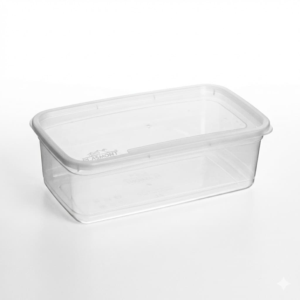 Kit 3 Potes Presídio Transparente 3L Marmita Jumbo Resistente Multiuso Alimentos e Organização