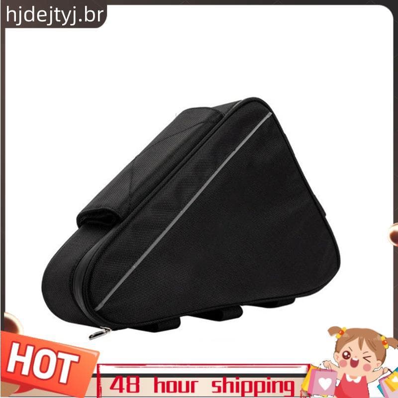 Bolsa De Bateria Para Bicicleta Elétrica E-BIKE , Design Triangular Preto , 36V , 48V , 60V , 72V , Carga Máxima , 126 C