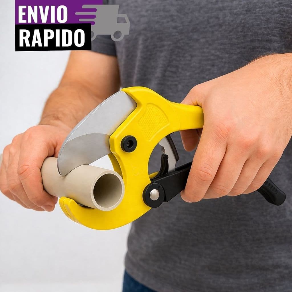 Alicate  Cortador De Tubos PVC 42mm Cano Tesoura Profissional Tubos Trava Segurança Corte Preciso