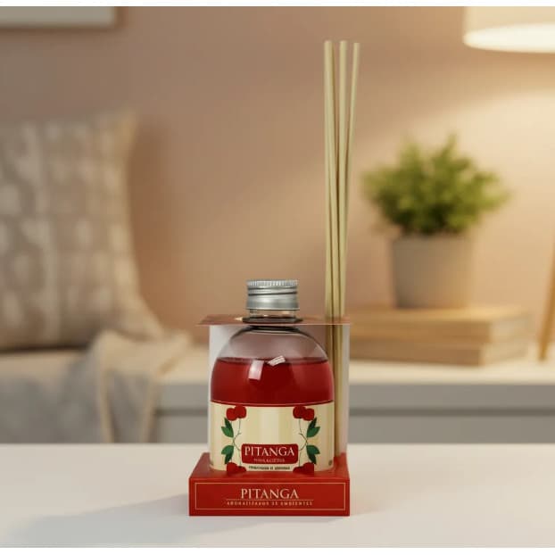 Aromatizador de Ambientes Linda Liss Pitanga 250ml com Varetas