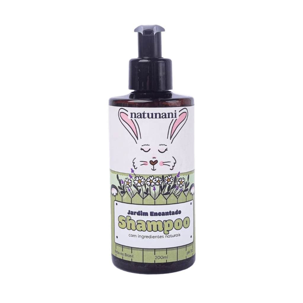 Shampoo Natunani Vegano Natural Jardim Encantado 200ml