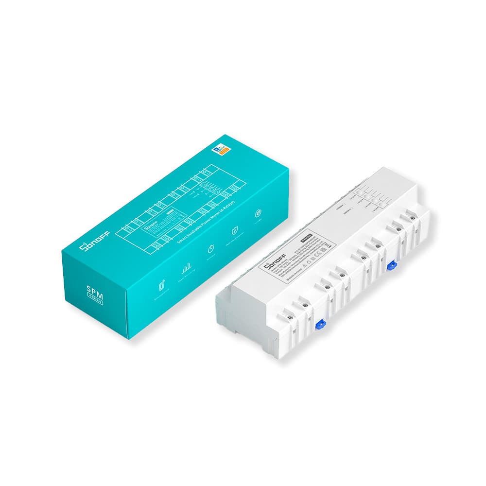 Sonoff Spm-4relay 4ch Rs-485 A/b 80ah Total 20ah P/ Canal